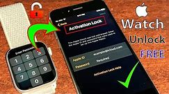 Remove an Unlock Apple Watch Series Ultra/9/8/7/6/5/4/3 ✅Activation Lock iCloud all watchOS
