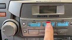 Philips Magnavox AZ2750 CD AM:FM Stereo Cassette Portable Mini System
