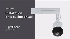 Epson LightScene EV-100 & EV-105 | How to Install the Projector on a Ceiling or a Wall