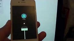 iPhone 4: Fix Stucked on iTunes Logo During Bootup