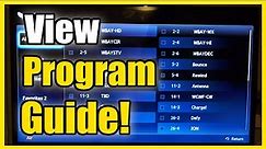 How to Find Program Guide & Channels list on Old Samsung Smart TV (Easy Method)