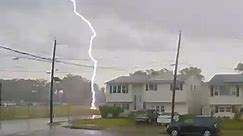 Video shows man being struck by lightning