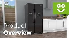 Hisense American Fridge Freezer RS741N4WB11 Product Overview | ao.com