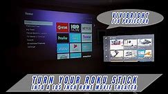 Turn Your Roku Stick Into A 105 Inch Home Movie Theater Vivibright F10 Projector