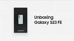 Galaxy S23 FE: Official Unboxing I Samsung Indonesia