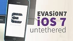 How to Jailbreak iOS 7 Untethered! with Evasion 7