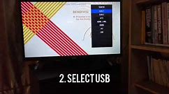How to view video in fullscreen when use USB in Skyworth LED 32'' TV