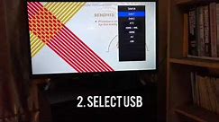 How to view video in fullscreen when use USB in Skyworth LED 32'' TV
