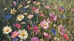 Vintage Wildflower Floral Free Tv Art Wallpaper Screensaver Home Decor Samsung Oil Painting Digital