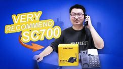 Best choice for office phone：SUNCOMM SC700 Wireless Desk Phone