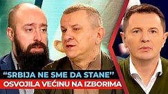 "Srbija ne sme da stane" osvojilla većinu na izborima I Dušan Stojaković i Marko Miškeljin I URANAK1