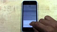iPhone 5c - How to Reset Back to Factory Settings​​​ | H2TechVideos​​​