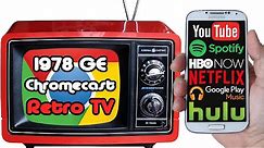 Full version: 1978 portable television converted to internet music & video steaming smart TV!