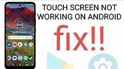 touch screen not working on android fix! || cellphone touchscreen not work if touched? problem solve