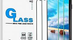 KATIN [2-Pack] For Samsung Galaxy J3 2017, J3 Emerge, J3 Prime, J3 Eclipse, J3 Mission, J3 Luna Pro Tempered Glass Screen Protector No-Bubble, 9H Hardness, Easy to Install