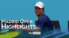 Zhang Zhizhen vs Miomir Kecmanovic | Madrid Open highlights