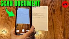 How to Scan document iphone (2024 UPDATED)