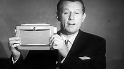 RCA Victor portable radio drop test vintage commercial (1950s)