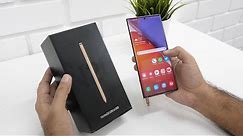 Samsung Galaxy Note 20 Ultra Unboxing & Overview (Indian Unit) Mystic Bronze