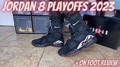 Air Jordan 8 Playoffs 2023 Review + On Foot Review & Sizing Tips