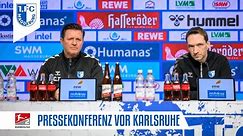 "Wir wollen konzentriert & konsequent verteidigen" | PK vor Karlsruhe mit Cheftrainer Christian Titz