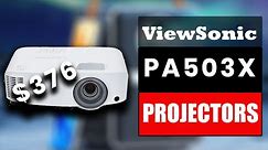 ViewSonic PA503X PROJECTOR Review - Best Portable Projector Of The 2024! Projectors For Bright Rooms
