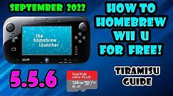 How to Homebrew Wii U 5.5.6 (Tiramisu guide Working MAY 2023)