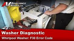 Whirlpool Washer Repair - F30 Error Code - Dispenser Actuator