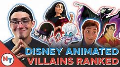 Disney Animated VILLAINS Ranked | Disney Tier List
