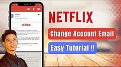 How to Change Account Email on Netflix !