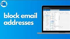 How to block an email address in Outlook on the Web [Microsoft 365 - Outlook Online]