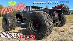 Arrma Outcast 8s EXB RTR Speed Run, and a little Bashing! (New V2)