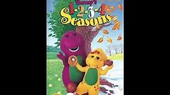 Barney's 1-2-3-4 Seasons 1997 Canadian VHS