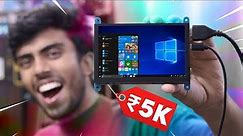 5000/-rs Mini PC Build ! ⚡️Running Windows & Games 🔥 Small PC Setup With Screen