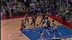 Clint Richardson to Darryl Dawkins for the dunk
