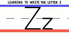 Write the Letter Z - ABC Writing for Kids - Alphabet Handwriting by 123ABCtv