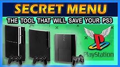 HOW TO ENTER SAFE MODE PS3 - SECRET MENU PS3