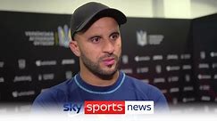 Kyle Walker on scoring his first goal for England