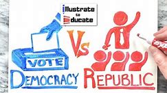 Democracy Vs Republic | What's the difference between a Democracy and Republic? Democracy Explained