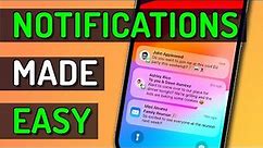 How To Use Notifications on iPhone (PROPERLY)