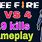 1 vs 4 Free Fire Thumbnail
