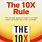 10X Rule Quotes
