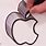 3D Apple Logo Drawing