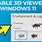 3D Viewer Windows 11