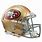 49ers NFL Football Helmets