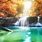 4K Desktop Wallpaper Nature Waterfall