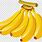 5 Bananas Clip Art