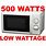 500 Watt Microwave