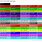 ASCII Color Chart