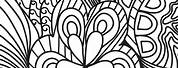Abstract Doodle Coloring Pages